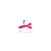 Vibromasseur Wand  rose en forme de Y avec 3 moteurs 